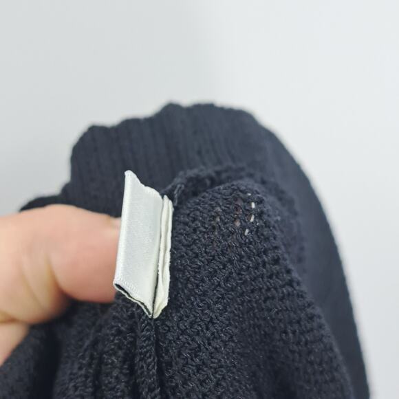 St. John Basics Tank Top And Skirt Set L 12 Santana Knit Crop Mini Vintage Black - Picture 12 of 12